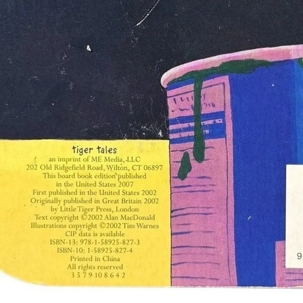 Scaredy Mouse Alan MacDonald Illustrated Tim Warnes Board Book Tiger Tales 2007‎